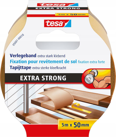 Tesa Selbstklebendes Schaumstoff Doppelseitiges Klebeband Weiß 5mx50mm