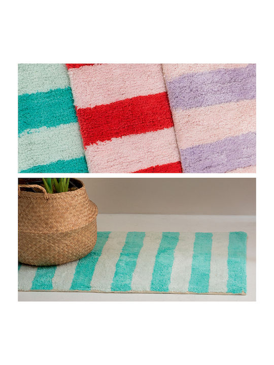 Palamaiki Cotton Bath Mat Aqua 50x80cm (Various Colors)