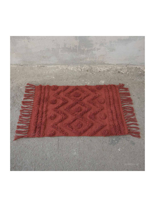 Nima Badematte Baumwolle Rechteckig Enzo 25846 Terracotta 70x110cm