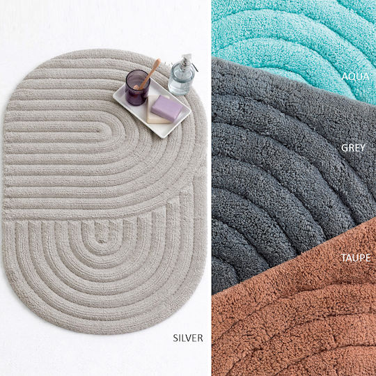 Palamaiki Cotton Bath Mat Oren Aqua 50x80cm