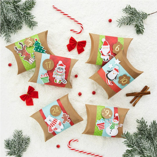 Party Pal Adventskalender 24 Stück Kissen Selbstgemacht