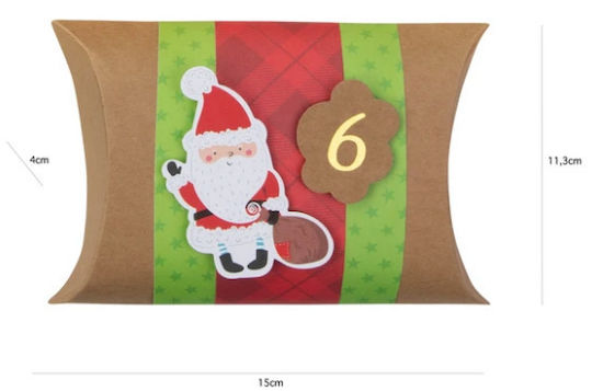 Party Pal Adventskalender 24 Stück Kissen Selbstgemacht
