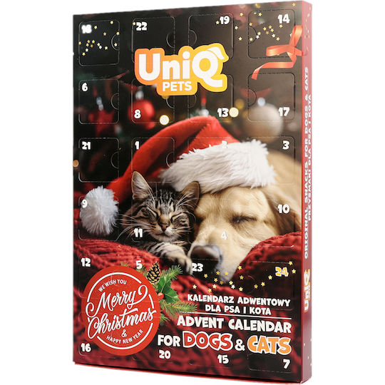 Uniq Pets Christmas Advent Calendar Treats Dogs Cats