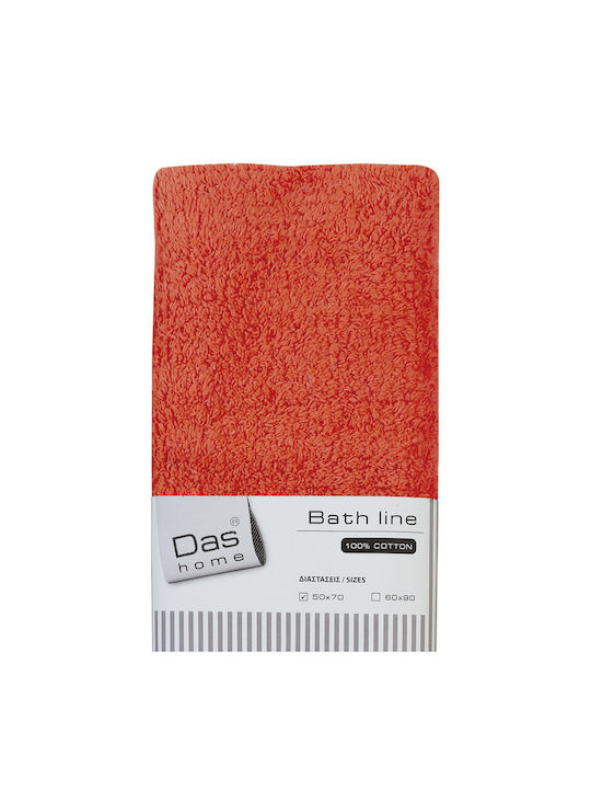 Das Home Bath Mat Cotton 0495 420750700495 Orange 50x70cm