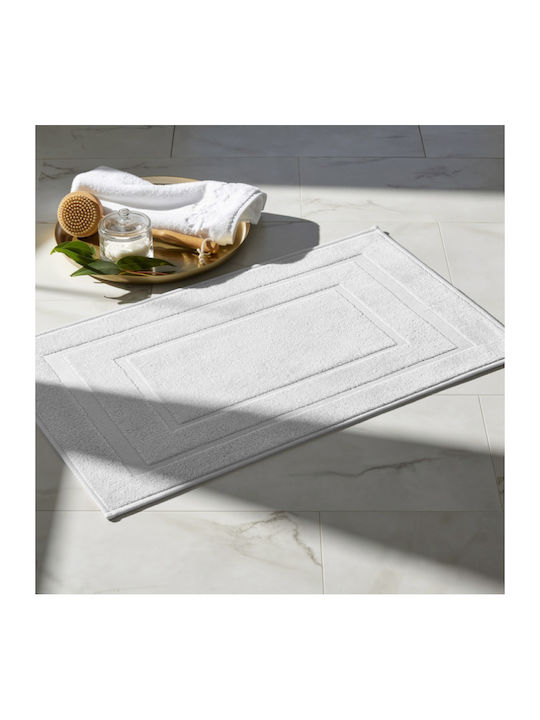 Isadore Lorraine Badematte Baumwolle Rechteckig 51.0045 White 50x70cm