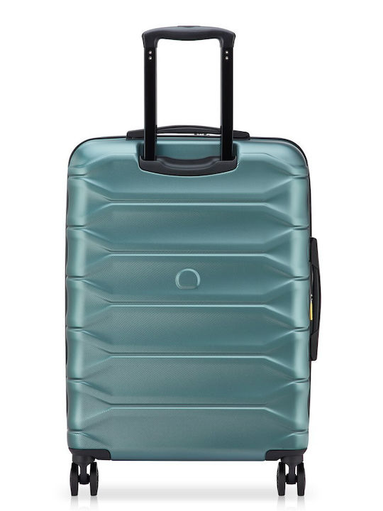 Delsey Meteor Large Hard Suitcase Meteor Green Height 76cm