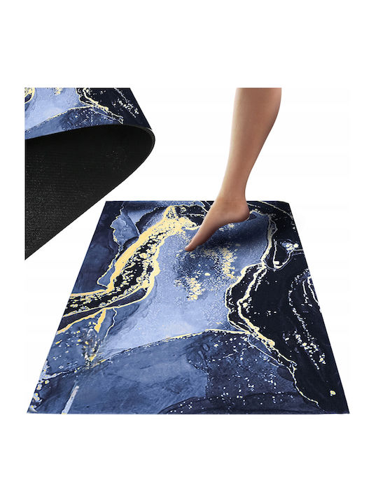 Rutschfestes Badematte ZD1BAT3QWSMAT02 Marineblau 80x50cm