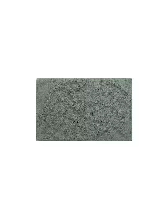 Nef-Nef Homeware Non-Slip Bath Mat Cotton Zasmen Green (109) 50x80cm (Various Colors)