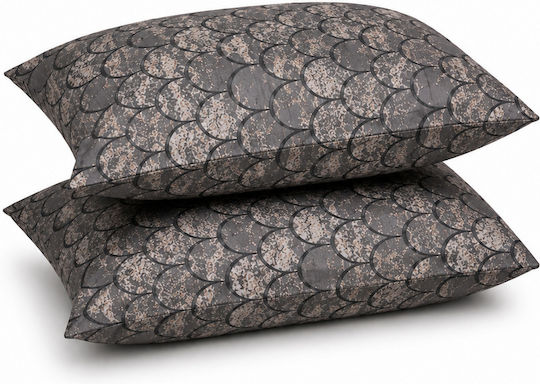 Comfort Bed Sheet Set with 1 Pillowcase King Size 270x220cm Grey (4 Pieces)