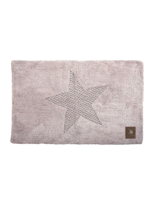 Greenwich Polo Club Πατάκι Μπάνιου Βαμβακερό 2580 220760902580 Nude 60x90εκ.