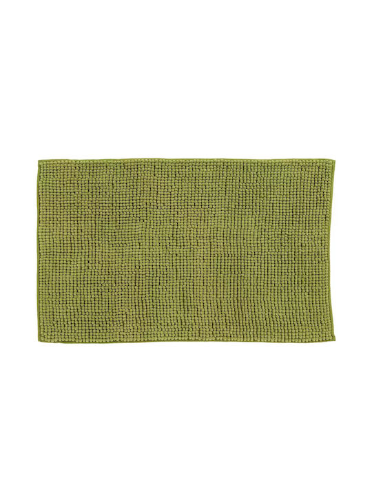 Das Home Rutschfest Badematte Synthetisch,Polyester/Cotton/Leather Rechteckig 0776 420760900776 Olive 60x90cm