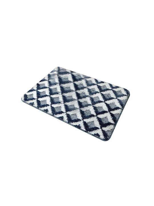 Bath Mat 915633_bl Blue 48x78cm