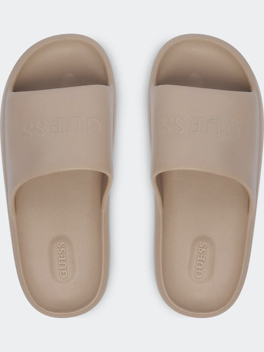 Men's Slides Beige