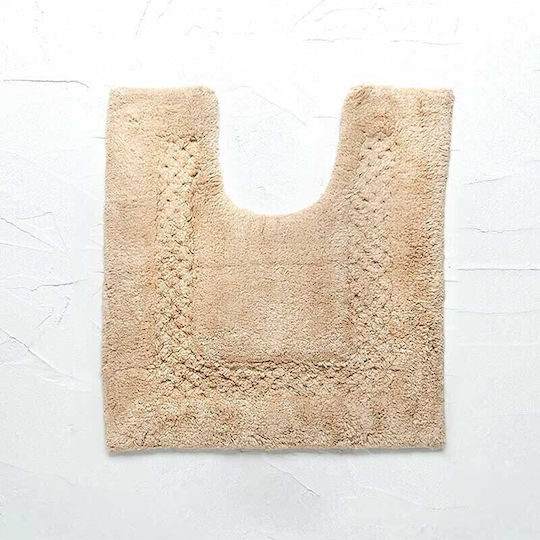 Bed&Bath Badematte Baumwoll Badematten Beiges Toilettenmatte 50x55cm Bed&Bath Badematte Baumwoll Badematten Beiges Toilettenmatte 50x55cm