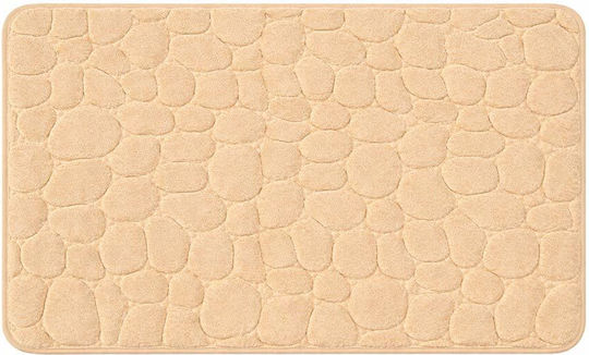 Πατάκι Μπάνιου Memory Foam AT2760 Μπεζ 50x80εκ. Πατάκι Μπάνιου Memory Foam AT2760 Μπεζ 50x80εκ.