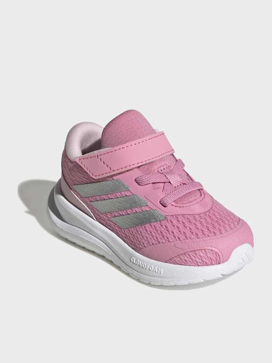 Runfalcon Kids Sports Shoes Running with Laces Pink