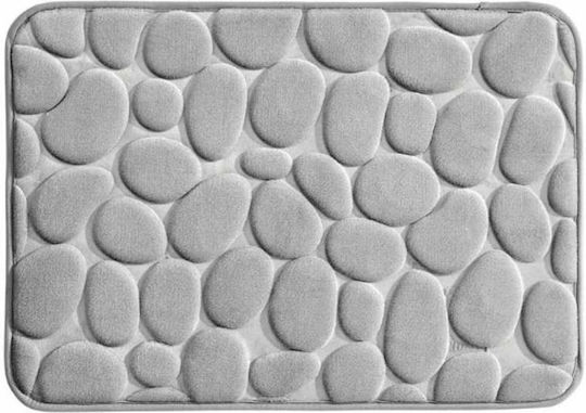 Non-Slip Bath Mat Gray 60x40cm
