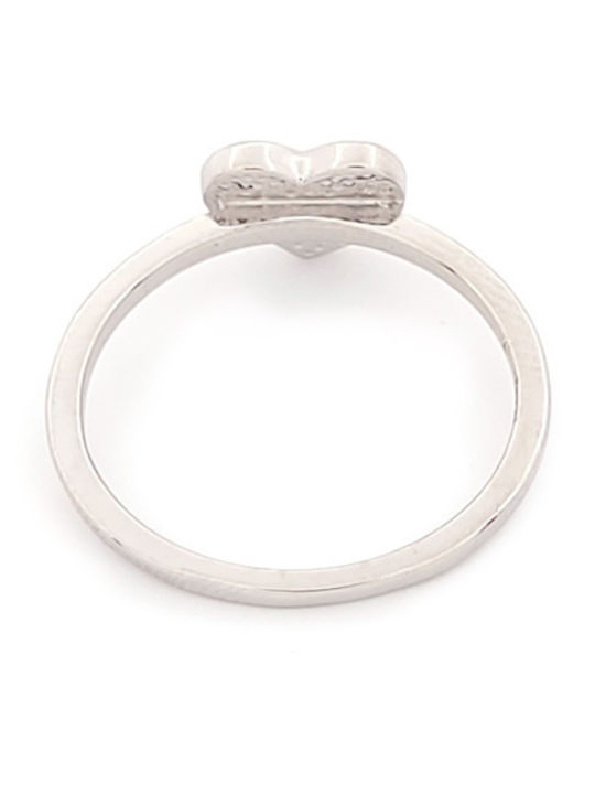 GLS Silver Damenring mit Steinen aus Silber Vergoldet