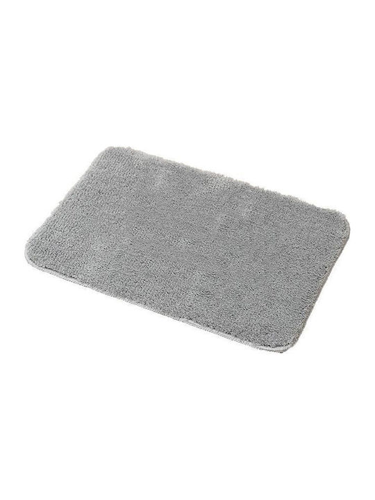 Evideco Bath Mat Microfiber 7732183 Light Grey 40x60cm