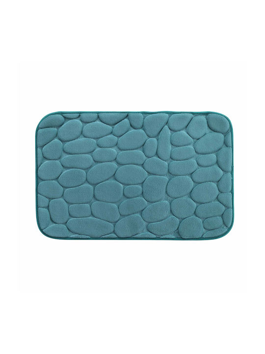 U10 Thizy Non-Slip Bath Mat Microfiber 1801976 Blue 50x80cm