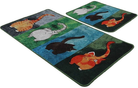 L'Essentiel Maison Set Covoare De Baie Multicolore 2 Bucăți
