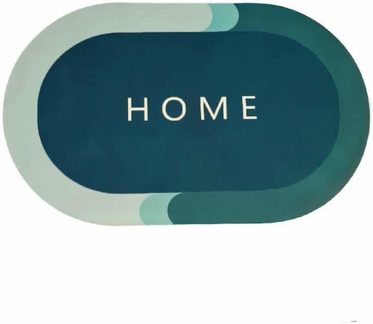 Πατάκι Μπάνιου Οβάλ Turquoise/green 77x47.5εκ. Πατάκι Μπάνιου Οβάλ Turquoise/green 77x47.5εκ.