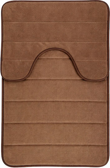 Alista Home Σετ Πατάκια Μπάνιου AT1CT-IM1P-RS1S-DT25025/006 Καφέ 50x80εκ. 2τμχ Alista Home Σετ Πατάκια Μπάνιου AT1CT-IM1P-RS1S-DT25025/006 Καφέ 50x80εκ. 2τμχ