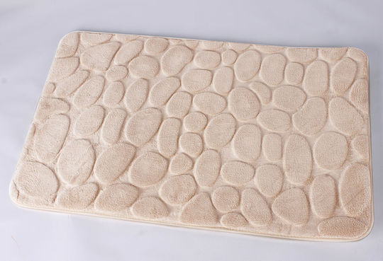 Χαλάκι Μπάνιου Inter Ceramic 71x51cm Εκρού Χαλάκι Μπάνιου Inter Ceramic 71x51cm Εκρού