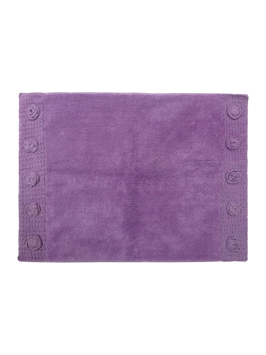 Das Home Bath Mat Cotton 531 420760800531 Lila 60x80cm
