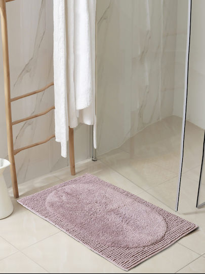 Nima Πατάκι Μπάνιου Βαμβακερό Feel Fresh 34051 Pale Mauve 50x80εκ.