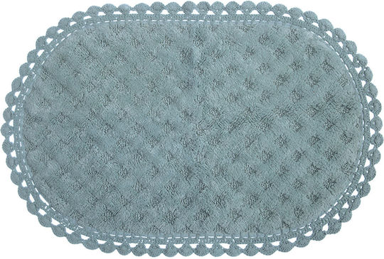 Nef-Nef Homeware Πατάκι Μπάνιου Βαμβακερό Touch 034261 Dusty Aqua 55x85εκ.