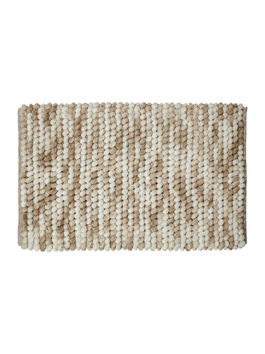 Sealskin Badematte Mikrofaser Rechteckig Vintage 294655465 Sand 50x80cm