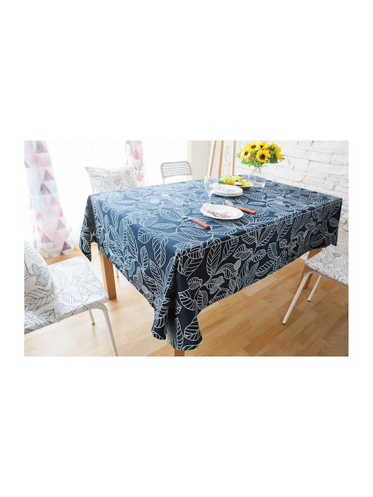 FRIPIA Față De Masă Albastru Închis 140x250 Cm