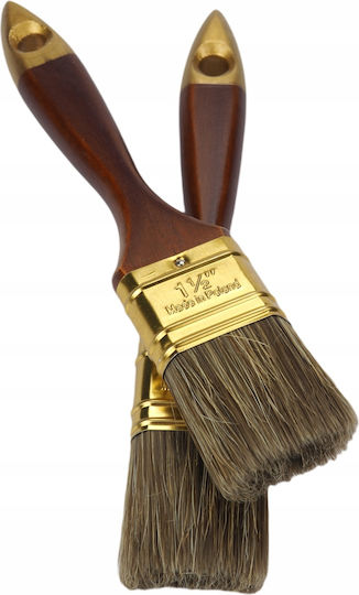 Acrylic Brush Gold 1.5"