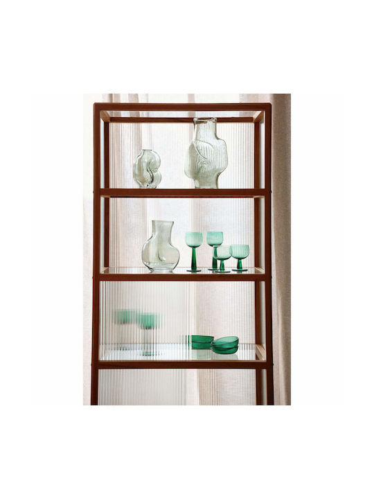 HK Living Vază Decorativă Din Sticlă Verde 13x11xÎ18cm