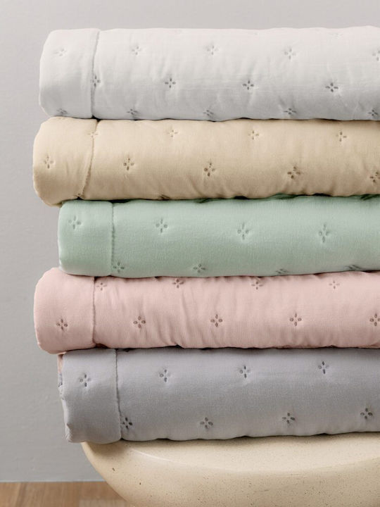 Palamaiki Nico Set Coverlets King Size Microfiber Mint 260x240cm