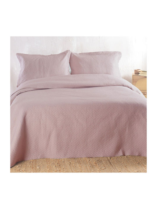 Rythmos Allure Σετ Κουβερλί Μονό Microfiber Πουδρα 160x240cm