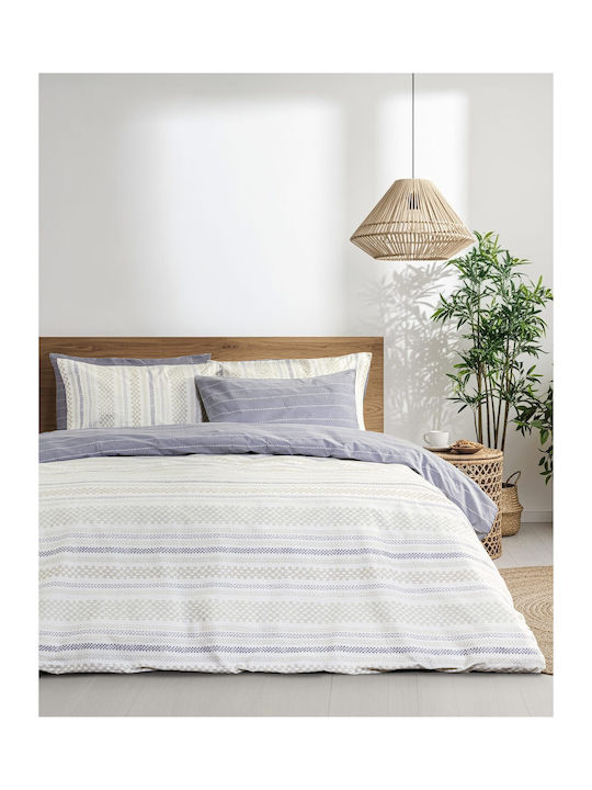 Nima Soleil Κουβερλί Υπέρδιπλο Βαμβακερό Μπεζ 220x240cm