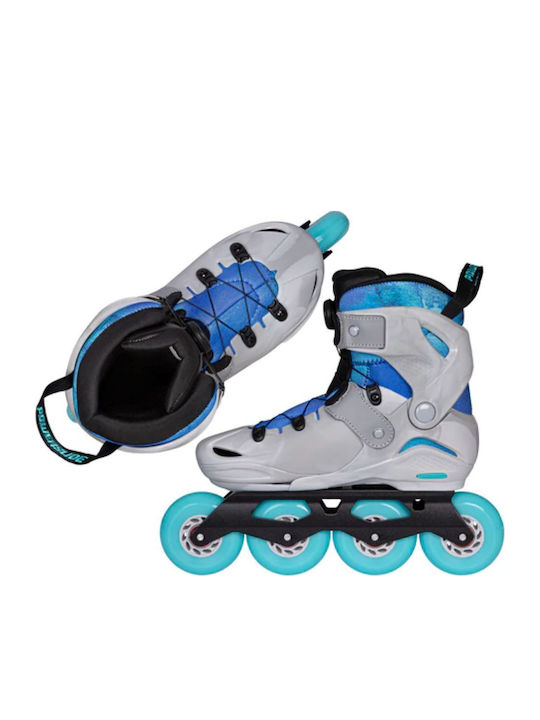 Powerslide Jet Pro Inline Einstellbare Rollers Graue Kinder