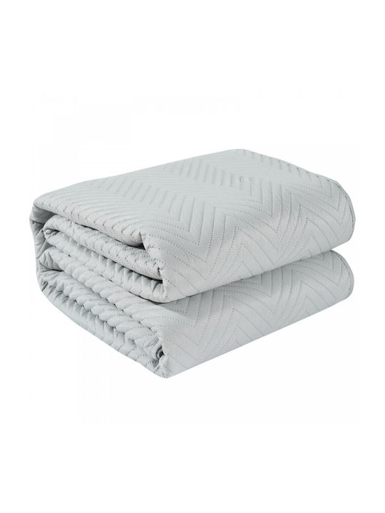 Das Home 9600 Κουβερλί Μονό Microfiber ΓΚΡΙ ΑΝΟΙΧΤΟ 160x240cm
