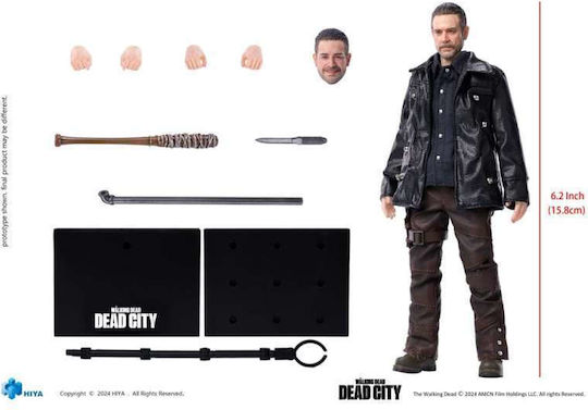 Hiya Toys The Walking Dead Dead City Exquisite Super Series Action-Figur in Maßstab 1:12