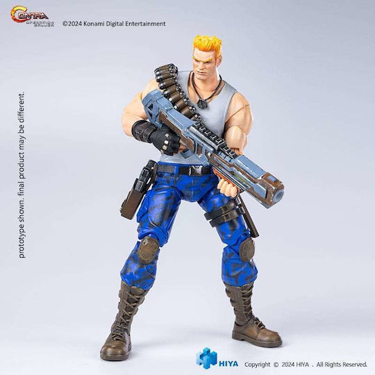 Hiya Toys Contra Operation Galuga Exquisite Basic Bill Rizer Action Figure