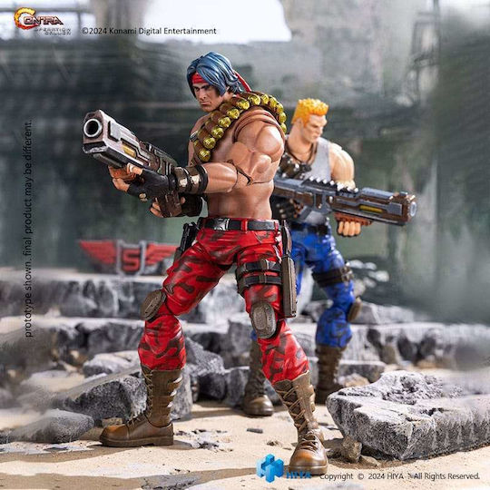 Hiya Toys Contra Operation Galuga Exquisite Basic Bill Rizer Action Figure