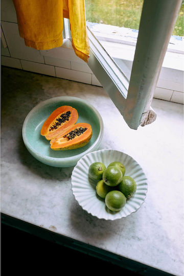 HK Living Salatschüssel Grüne 26x26x7,5cm