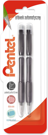 Pentel Mechanical Pencil Fiesta Ax125 0.5 Mm X 2 Pcs