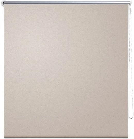 vidaXL Roller Blinds Total Blackout Beige W100xH175cm 240117