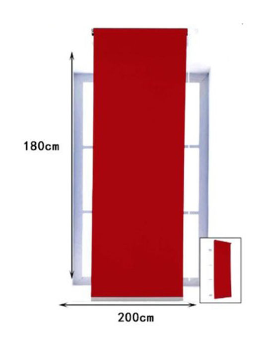 Rollos Partieller Blackout Rot B200xH180cm TPS-23823