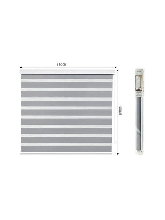 Tpster Ρόλερ Σκίασης Μερικής Συσκότισης Γκρι Π180xΥ180εκ. 36950