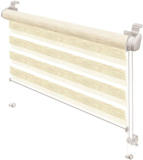 Rollos Partieller Blackout Doppelt P120xH150cm Beige Rollos Partieller Blackout Doppelt P120xH150cm Beige