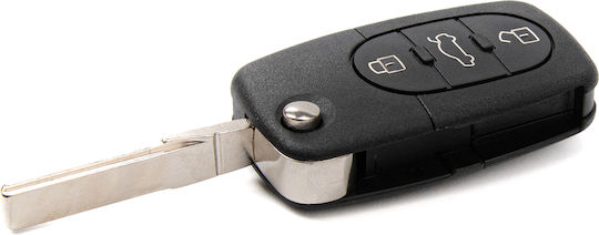 Телеремонт Ключ За Кола Електронен Audi A2 A4 Hu66 3 Бутона